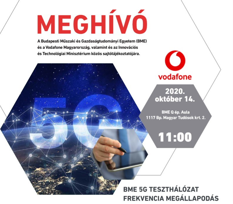 You are currently viewing Sajtóközlemény – a  Műegyetem, a Vodafone, valamint és az ITM közös, 2020. október 14-i sajtótájékoztatója kapcsán