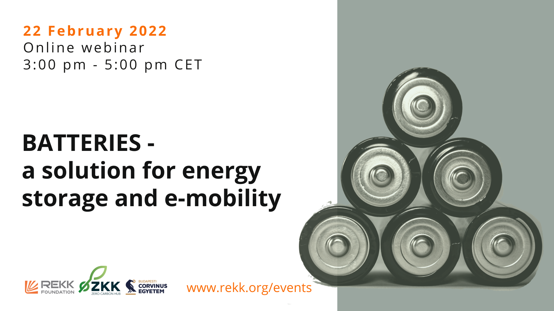 You are currently viewing Akkumulátorok: megoldás az energiatárolásra és az e-mobilitásra – online workshop